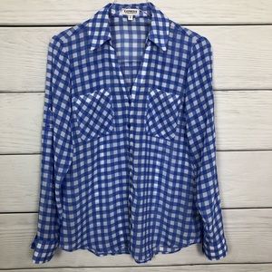 Express Portofino Convertible Sleeve Shirt Size M